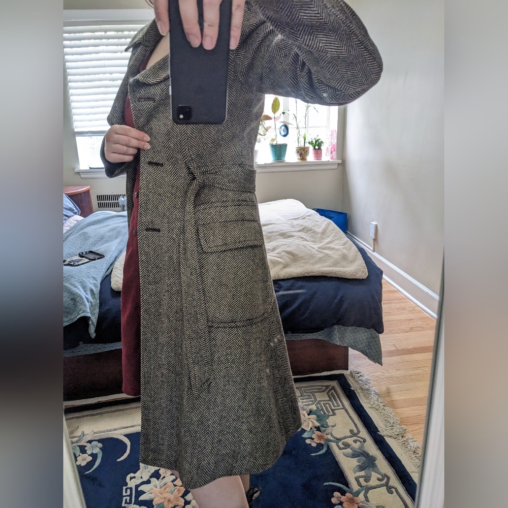 Wool Trench Coat - Picture 13 of 14
